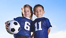Youth soccer players